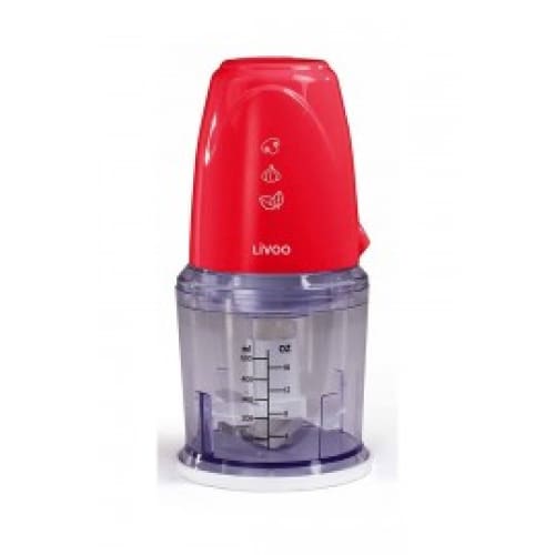 Hachoir électrique LIVOO Multifonction 0,5 L - Rouge (DOP207R) Hachoir électrique LIVOO Multifonction 0,5 L - Rouge (DOP207R)